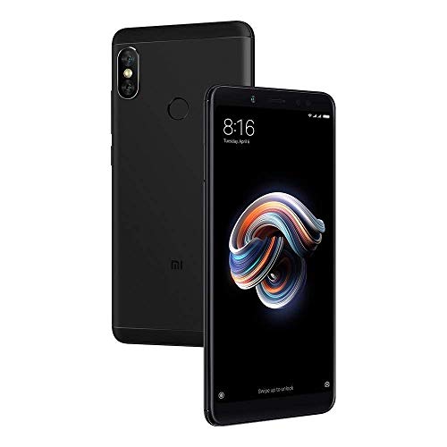 Xiaomi Redmi Note 5 64GB Black, Dual Sim, 4GB RAM, 5.99", GSM Unlocked Global Version, No Warranty (Black)