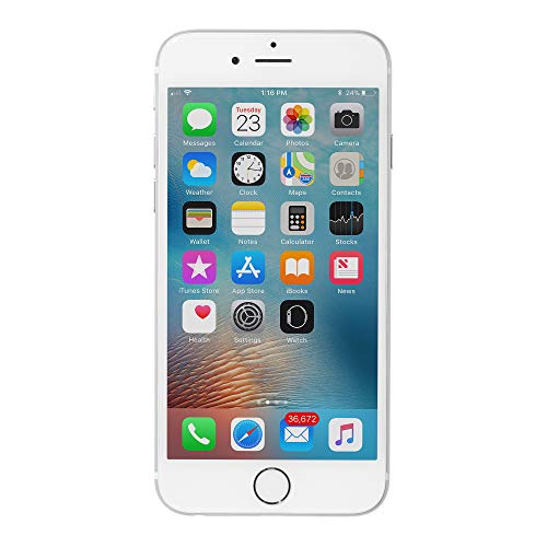 Apple iPhone 6 64GB Factory Unlocked GSM 4G LTE Smartphone, Silver (Refurbished)