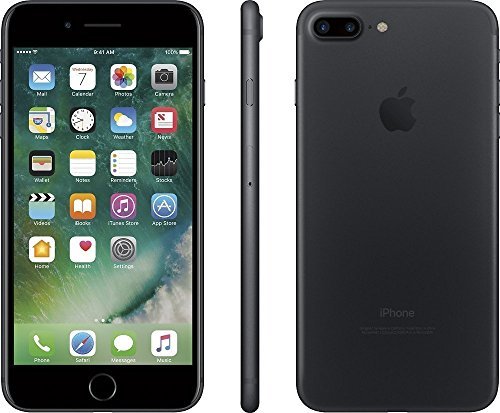 Apple iPhone 7 Plus, GSM Unlocked, 128GB - Black (Refurbished)