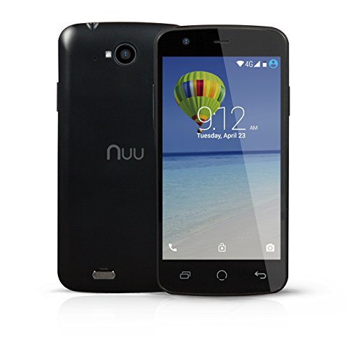 NUU Mobile NU2S 4.5" qHD Android Lollipop 4G Smartphone (Black)