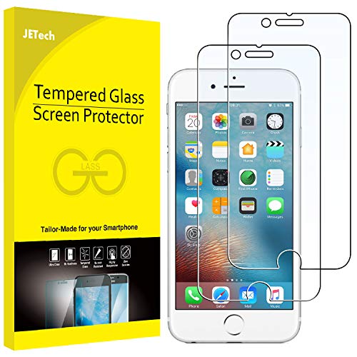 JETech Screen Protector for Apple iPhone 6 Plus and iPhone 6s Plus, 5.5-Inch, Tempered Glass Film, 2-Pack
