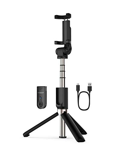 Yoozon Selfie Stick Bluetooth, Extendable Selfie Stick with Wireless Remote and Tripod Stand Selfie Stick for iPhone X/iPhone 8/8 Plus/iPhone 7/iPhone 7 Plus/Galaxy S9/S9 Plus/Note 8/S8/S8 Plus/More