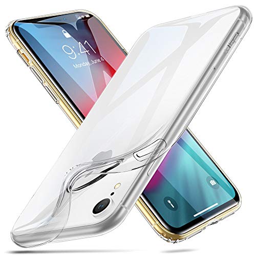 ESR Slim Clear Soft TPU Case for iPhone XR, Flexible Cover [Supports Wireless Charging] Compatible for The iPhone XR 6.1&#039;&#039; (Released in 2018), Clear