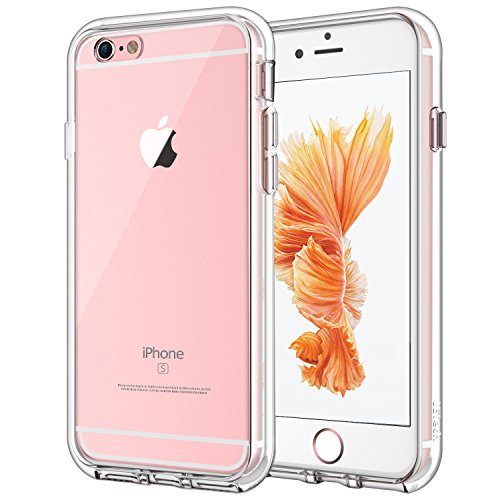 JETech Case for Apple iPhone 6 and iPhone 6s, Shock-Absorption Bumper Cover, Anti-Scratch Clear Back (HD Clear)