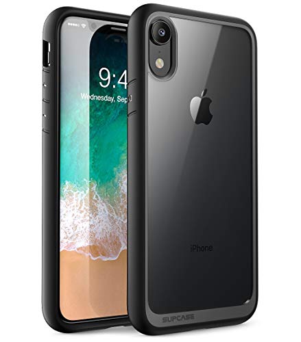 iPhone XR case, SUPCASE [Unicorn Beetle Style Series] Premium Hybrid Protective Clear Case for Apple iPhone XR 6.1 inch 2018 Release (Black)