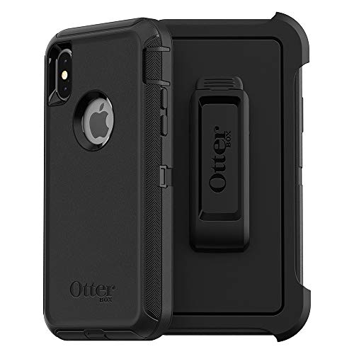 OtterBox DEFENDER SERIES SCREENLESS EDITION Case for iPhone Xs & iPhone X - Retail Packaging - BLACK