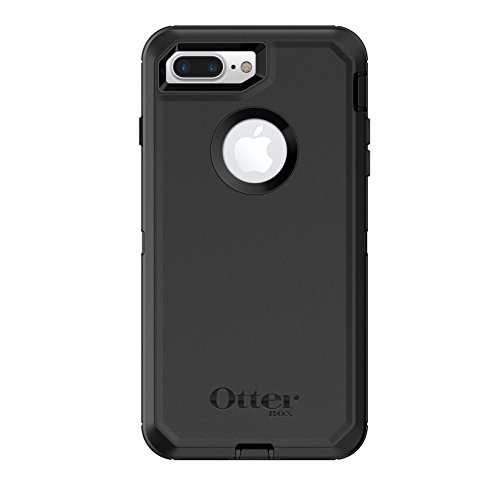 OtterBox DEFENDER SERIES Case for  iPhone 8 Plus & iPhone 7 Plus (ONLY) - Retail Packaging - BLACK