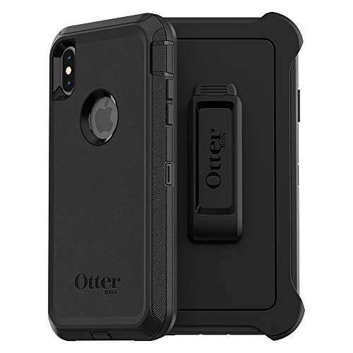 OtterBox DEFENDER SERIES SCREENLESS EDITION Case for iPhone Xs Max - Retail Packaging - BLACK