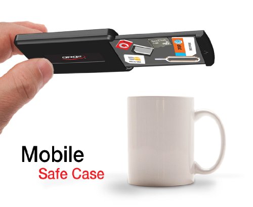 GPG2 Mobile Safe Case - Safe travel for SIM Cards, Micro SD Cards, and mobile tools