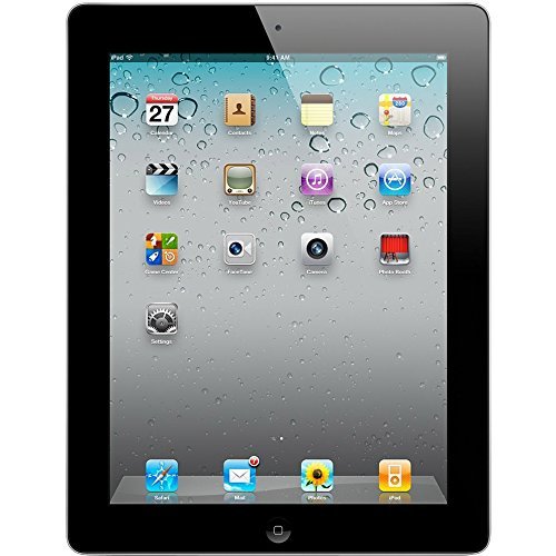 Apple iPad 2 MC770LL/A Tablet (32GB, Wifi, Black) 2nd Generation (Renewed)