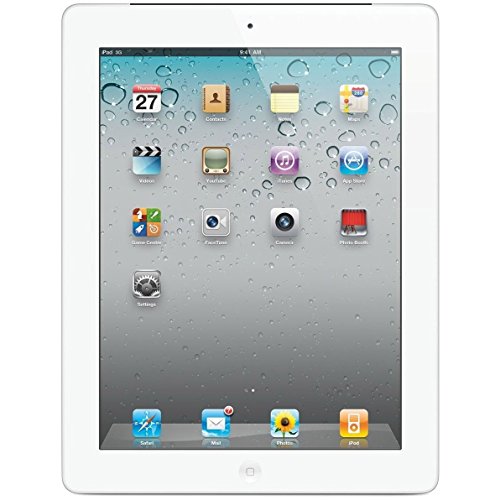 Apple iPad 2 MC979LL/A 2nd Generation Tablet (16GB, Wifi, White) (Renewed)