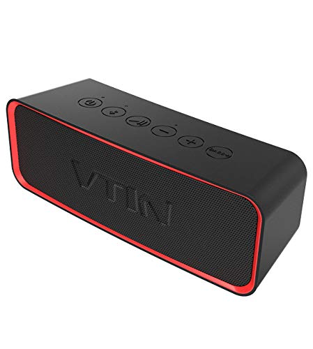 Vtin R2 Portable Bluetooth Speaker, IPX6 Waterproof Bluetooth Speaker with Rich Bass, 14W Loud HD Sound, 20H Playtime, Built in Mic. Perfect Wireless Speaker Compatible for Iphone, Samsung, Computer