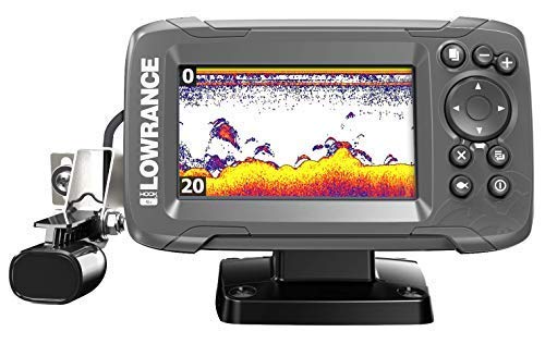 Lowrance HDS-7 Carbon - 7-inch Fish Finder with TotalScan Transducer, CHIRP Sonar & C-MAP US Enhanced Basemap