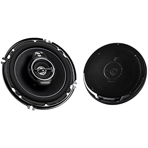 Kenwood KFC-1695PS 320W 6.5" 3-Way Performance Series Flush Mount Coaxial Speakers with Paper Cone Tweeters, Set of 2