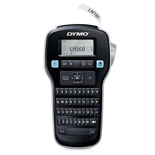 DYMO Label Maker | LabelManager 160 Portable Label Maker, Easy-to-Use, One-Touch Smart Keys, QWERTY Keyboard, Large Display, for Home & Office Organization