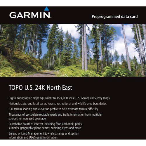 Garmin TOPO! 2009 Northeast U.S. Map microSD Card