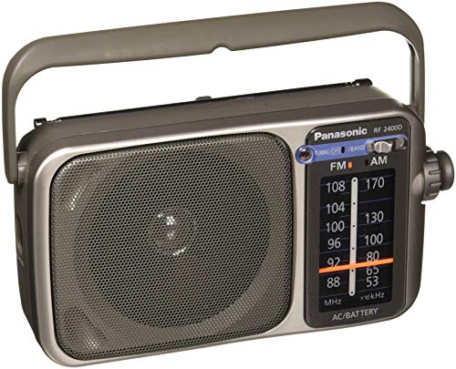 Panasonic RF-2400D AM / FM Radio, Silver