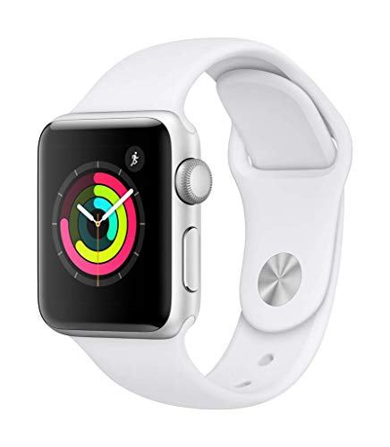 Apple Watch Series 3 (GPS, 38mm) - Silver Aluminium Case with White Sport Band