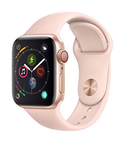 Apple Watch Series 4 (GPS + Cellular) (Renewed) (Pink Sport, 40mm)